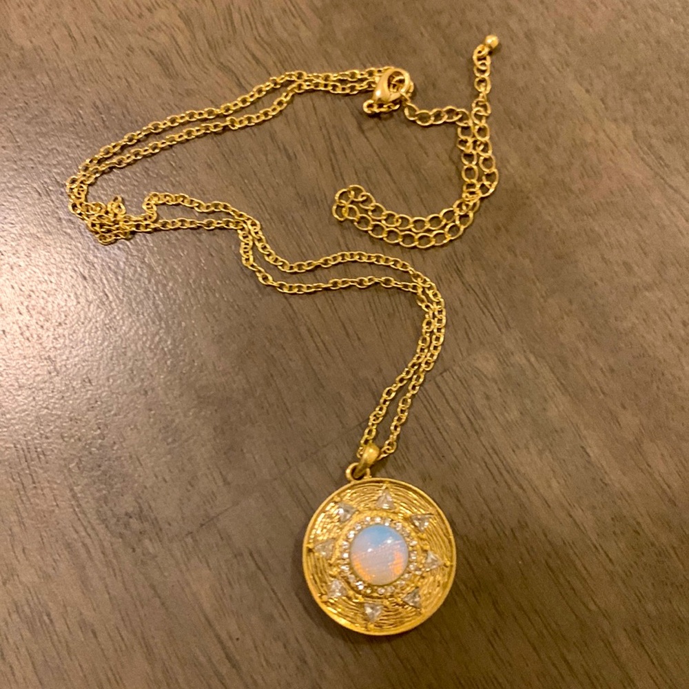 Gold Sunburst Necklace